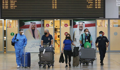 Kuwait international Airport in Farwaniya